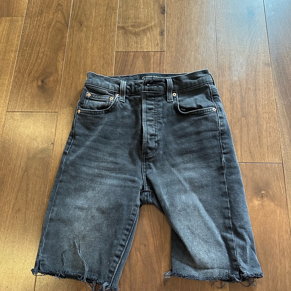 Denim Forum Charcoal Bermuda Shorts